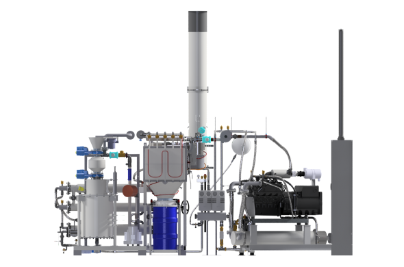 Technologie der 50-kW-Anlagen Erklärung Aufbau Bestandteile Biomasse Blockheizkraftwerke von Wegscheid Entrenco