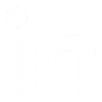 LinkedIn Logo weiß