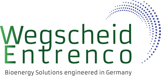 Logo Wegscheid Entrenco bunt mit Text englisch
