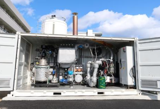 Krankenhaus Kushima Aufbau Anlage Im Container Referenz Blockheizkraftwerk Wegscheid Entrenco
